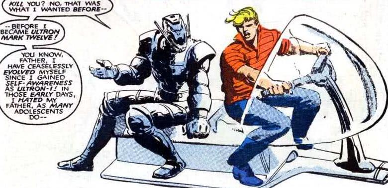 Hank Pym, father of Ultron