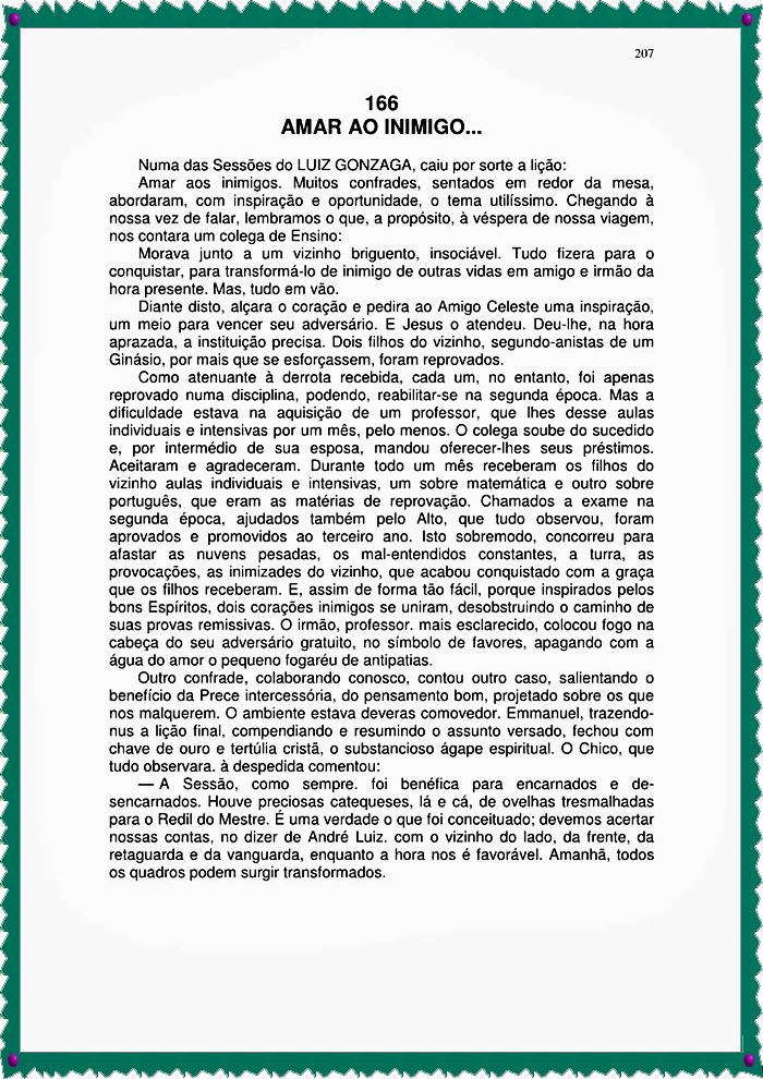 LINDAS HISTORIAS DE CHICO XAVIER 184  A Voz Do Desmanipulador